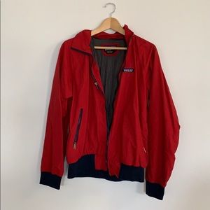 Patagonia Red Windbreaker/Rain Jacket